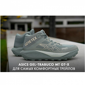 Кроссовки беговые мужские Asics Gel-Trabuco MT GTX 1011C085-400 серый