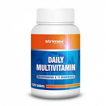 Витаминно-минеральный комплекс STRIMEX  Daily Multivitamin 120 капсул