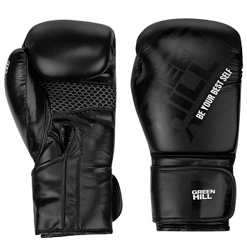 Перчатки боксерские Green Hill Unique BGU-2308 черные