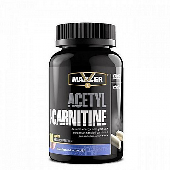 Гидрохлорид Ацетил L-Карнитина MAXLER Acetyl L-Carnitine 500 мг. 100 капсул