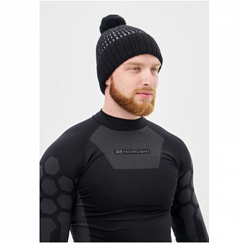 Шапка унисекс Nordski Alpine Black NSV739100 черный