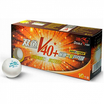 Мячи для настольного тенниса DOUBLE FISH VOLANT V201F, 1 звезда, 10 шт