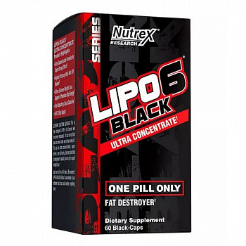 Жиросжигатель NUTREX LIPO-6 BLACK ULTRA, 60 капсул