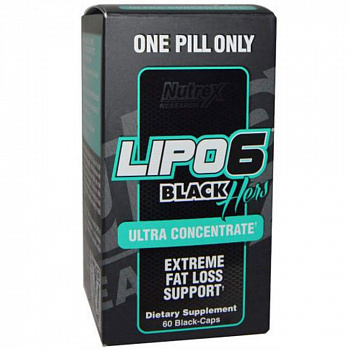 Жиросжигатель NUTREX LIPO-6 BLACK HERS ULTRA CON, 60 капсул