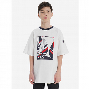 Футболка для мальчиков Fila 142322-00 белый