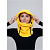 Балаклава-капюшон горнолыжная Goodhoody желтая