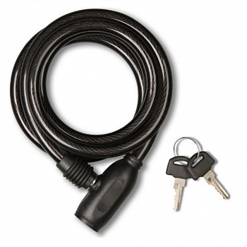 Замок велосипедный Golden Key GK102.104, 8 х 1200 мм, с ключом