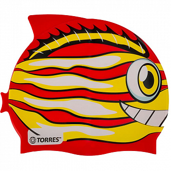Шапочка для плавания детская Torres Junior SW-12206RD красный