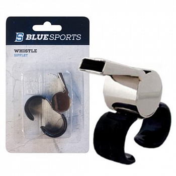 Свисток судейский BLUESPORTS хоккейный, никель