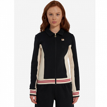 Толстовка женская Fila 140765-BC черный/бежевый