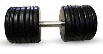 Гантель MB BARBELL Классик неразборная с вращающейся ручкой