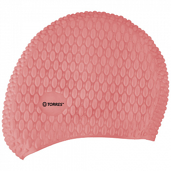 Шапочка для плавания Torres Bobbles SW-12204PK розовый