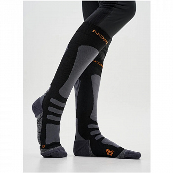 Носки горнолыжные Nordski Alpine Ski (35-38) NSV769105 черный/оранжевый