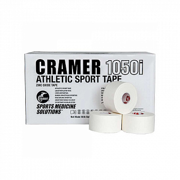 Тейп CRAMER 1050i 100% хлопок, ZnO (3,8 см х 13,7 м), белый