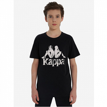 Футболка для мальчиков Kappa 134228-B2 чёрный