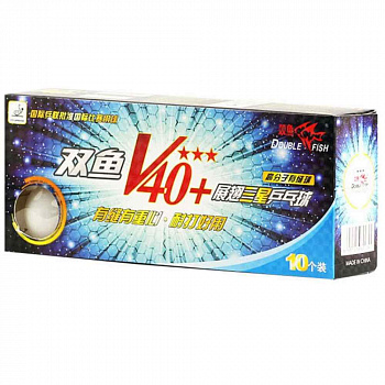 Мячи для настольного тенниса DOUBLE FISH VOLANT V111F, 3 звезды, 10 шт