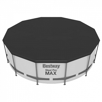 Тент на бассейн Bestway Fast Set, d=370 см