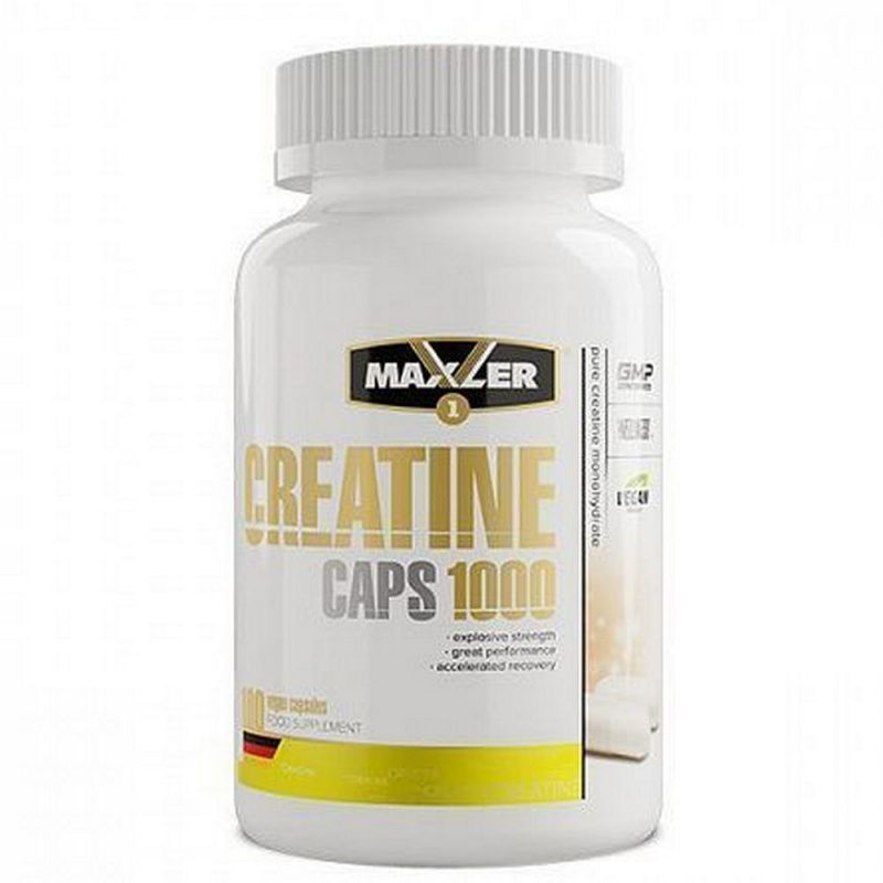 Креатин MAXLER CREATINE, 1000 г. 100 капсул