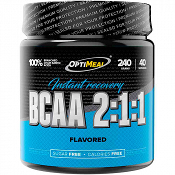 OPTIMEAL BCAA 2:1:1 INSTANT RECOVERY, 240 гр, 40 порций