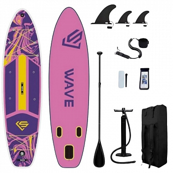 Сапборд Wave Striped Pink 11' 335х86х15 см